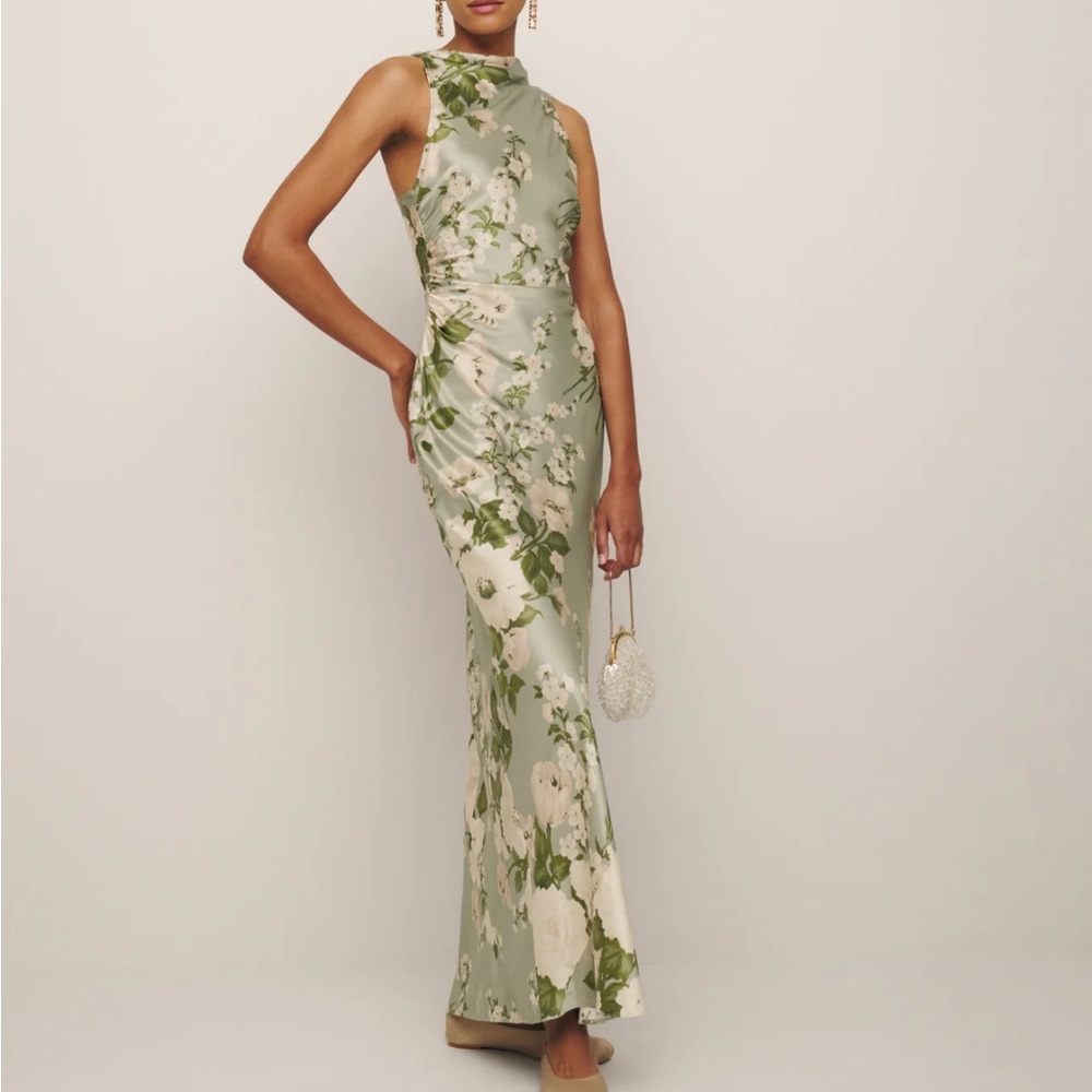 Reformation Anaiis Silk Dress
